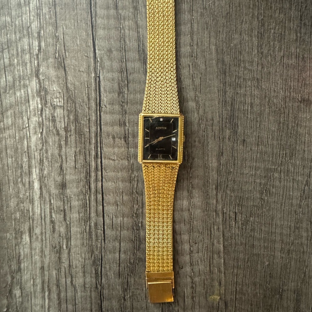 Vintage gold watch